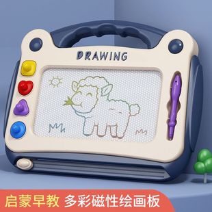 儿童绘画画板大号婴幼儿早教可擦消除宝宝涂鸦磁性写字板益智玩具