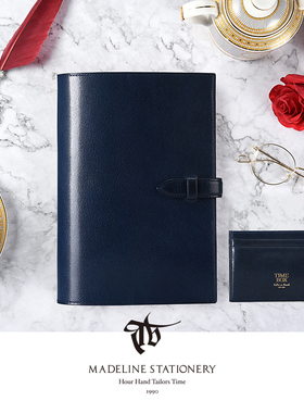 TIMEBOX意大利手工擦色头层牛皮活页本日本横线内芯多功能商务礼品收纳记事本A5/A6真皮笔记本手账本子可定制