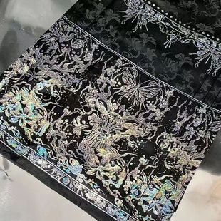 【鹿神】织银螺钿曹县马面裙套装日常明制汉服女2024春夏新款