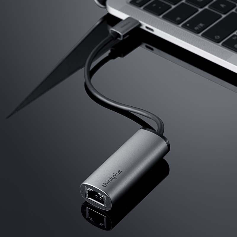 THINKPLUS ORIGINAL TYPE-C TO LAN PORT RJ45 GIGABIT LAN CONVERTER USB LRC2 LRA2