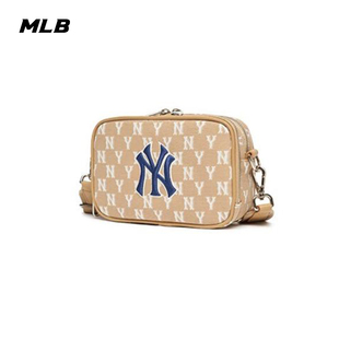 MLB韩国男女斜挎包洋基队印花时尚单肩手机包3ACRS022N