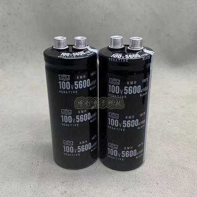 进口黑金刚 100V5600UF 功放音响滤波螺丝脚电解电容全新