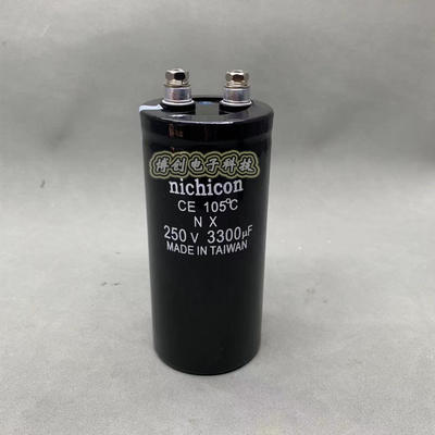全新250v3300uf 原装尼吉康Nichicon 进口螺丝脚音频滤波电解电容