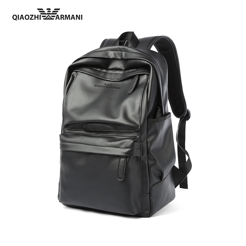 真皮男背包双肩包新款旅行包大容量电脑书包大学生简约时尚原创包