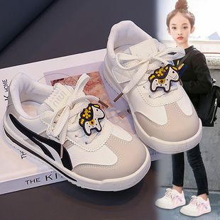 儿童板鞋女童运动鞋2026新款今年流行爆款春季小学生男童休闲鞋子