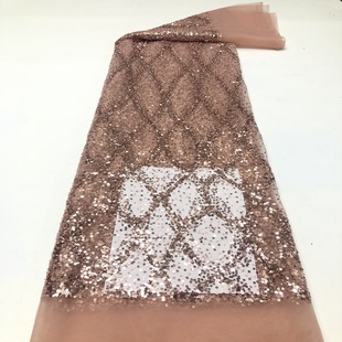 新款 lace 多色珠管珠片绣蕾丝花边辅料婚纱礼服亮片面料 beads