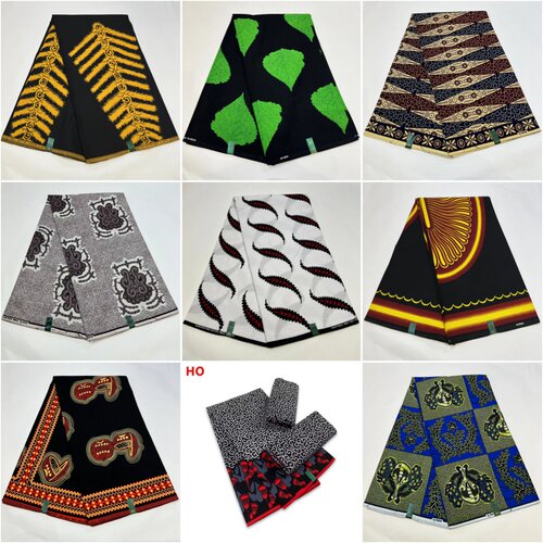 african wax print holland wax fabric 100% cotton非洲蜡染布