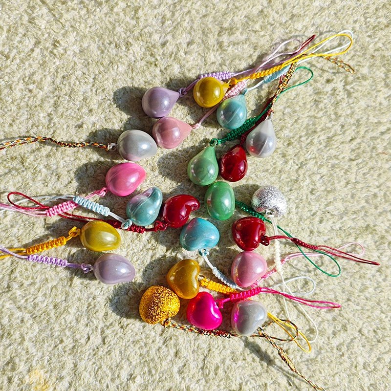 梦幻彩色水音铃铛挂件爱心水滴月牙金属铃铛钥匙包挂DIY编织挂饰,家居饰品,吊饰/挂饰,淘宝优惠券,粉丝福利购,淘宝优惠卷