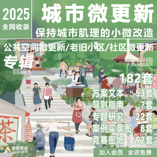 城市社区老旧小区微更新整治公共空间街道文创有机更新规划方案