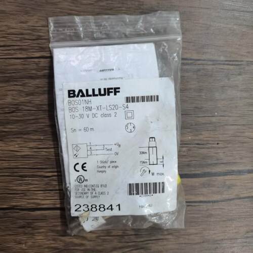 全新原装正品 巴鲁夫 BOS01NH BOS 18M-XT-LS20-S4 现货销售