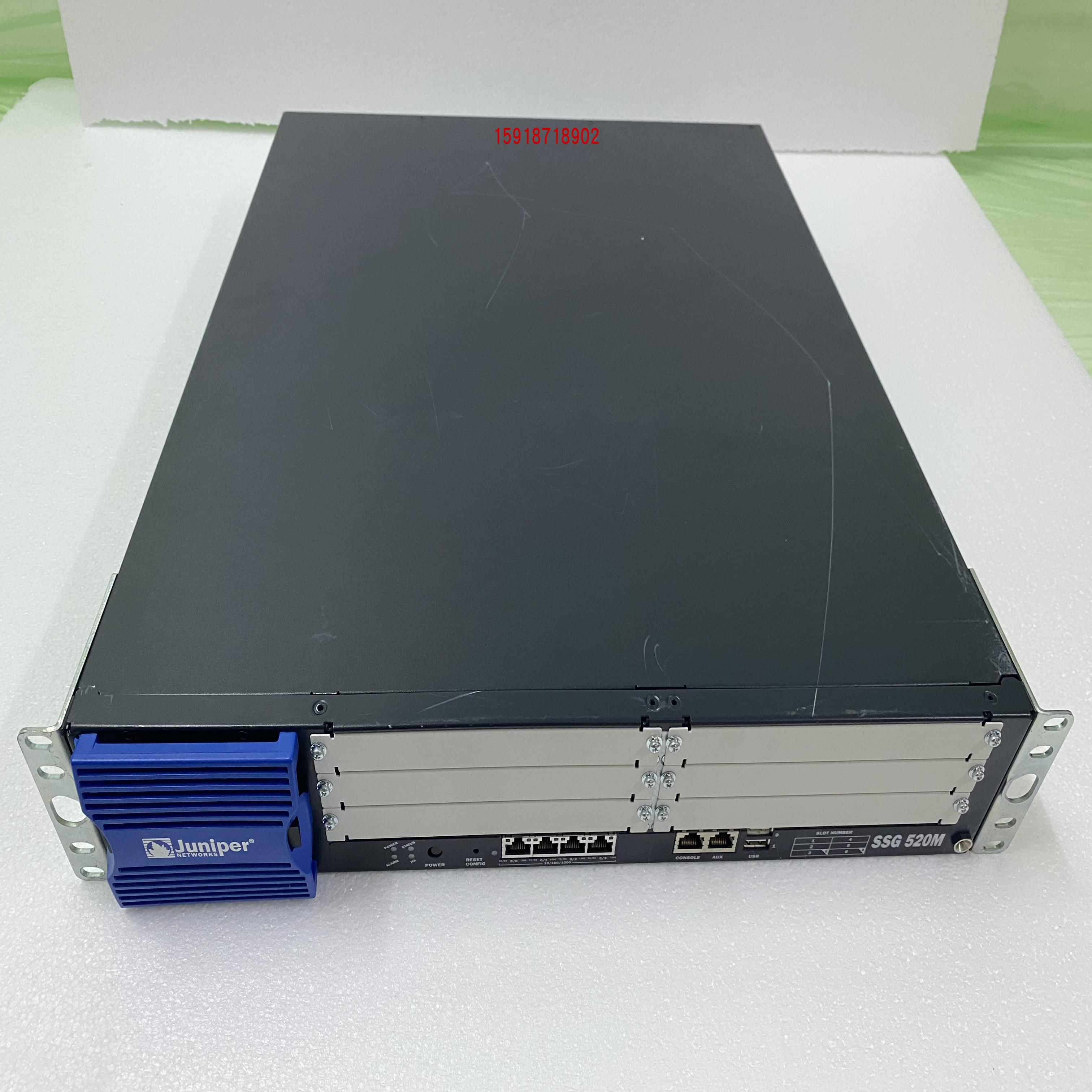 Juniper SSG-520M-SH 千兆防火墙 企业级 WEB管理 单电源 测试好