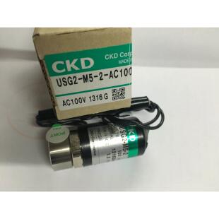 现货CKD微型电磁阀USG2 当天发货议 AC100V DC24V全新原装
