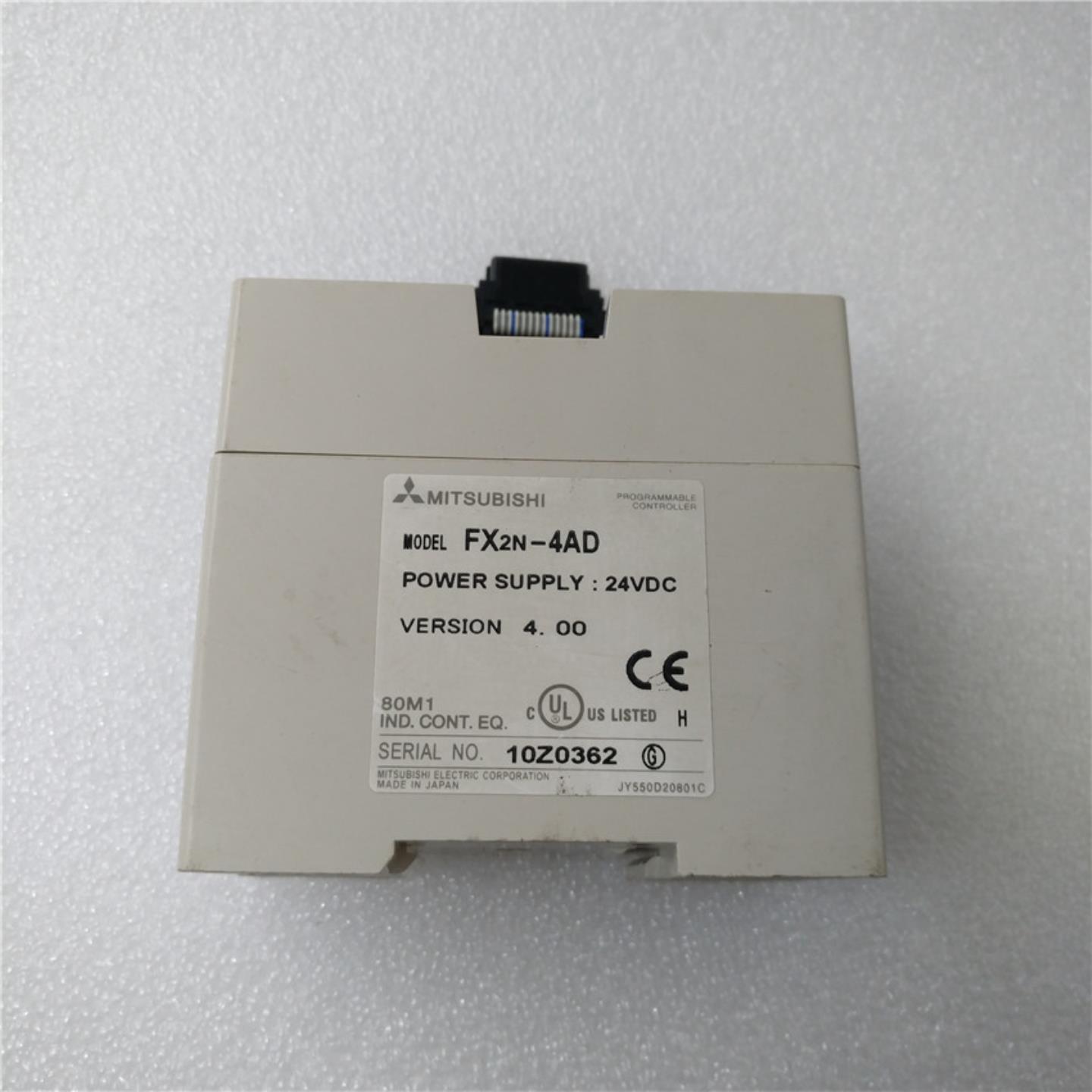 三菱FX2N系列PLC模拟量扩展模块FX2N-4AD 成色如图 无盖实拍