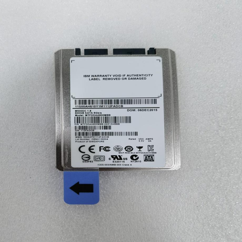 98Y5061 00AH604 00AH610 IBM XIV M500DC 800GB MTFDDAA800MBB