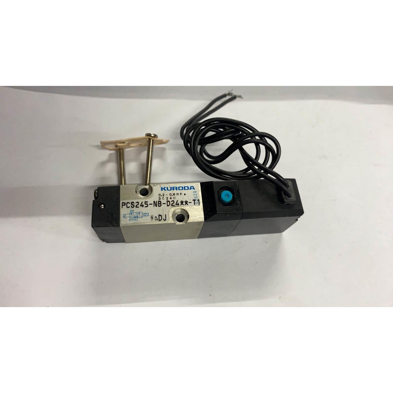 现货黑田精工KURODA电磁阀PCS245-NB-DC24-T1全新原装正品当天发