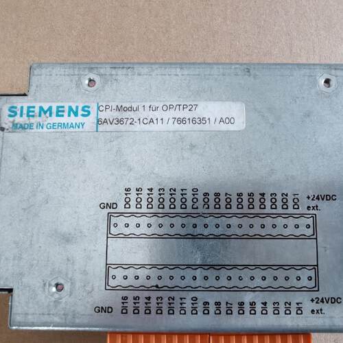 CPI-MODUL 1 FUR OPTP27 6AV3672-1CA11 76616351A00控制板