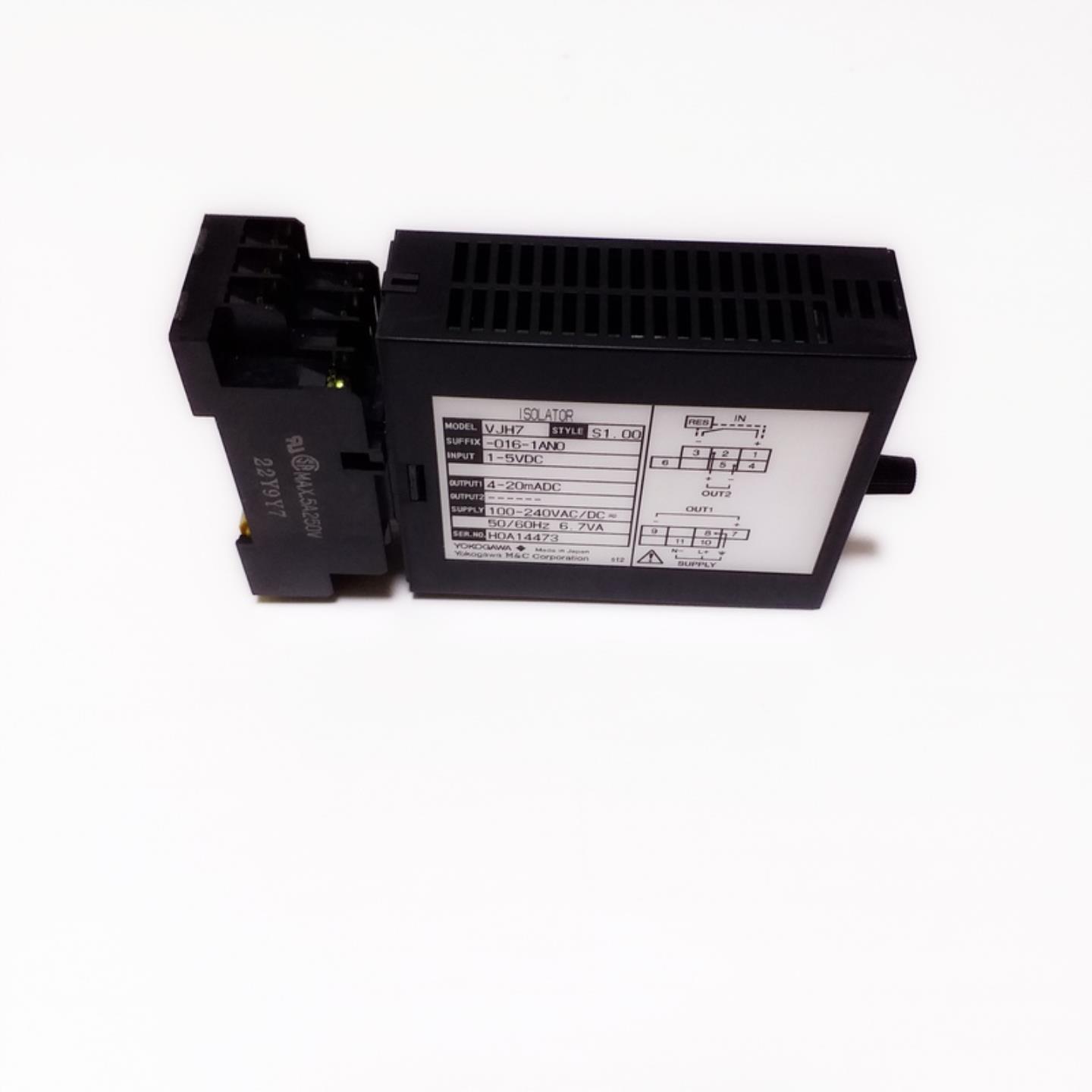 横河YOKOGAWA VJH7隔离器变送器 VJH7--016-1AN0 1-5v4-20mA