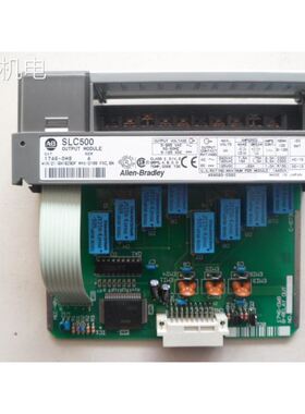 非实 AB.PLC[罗克韦尔】1746-OW8模块。版本多