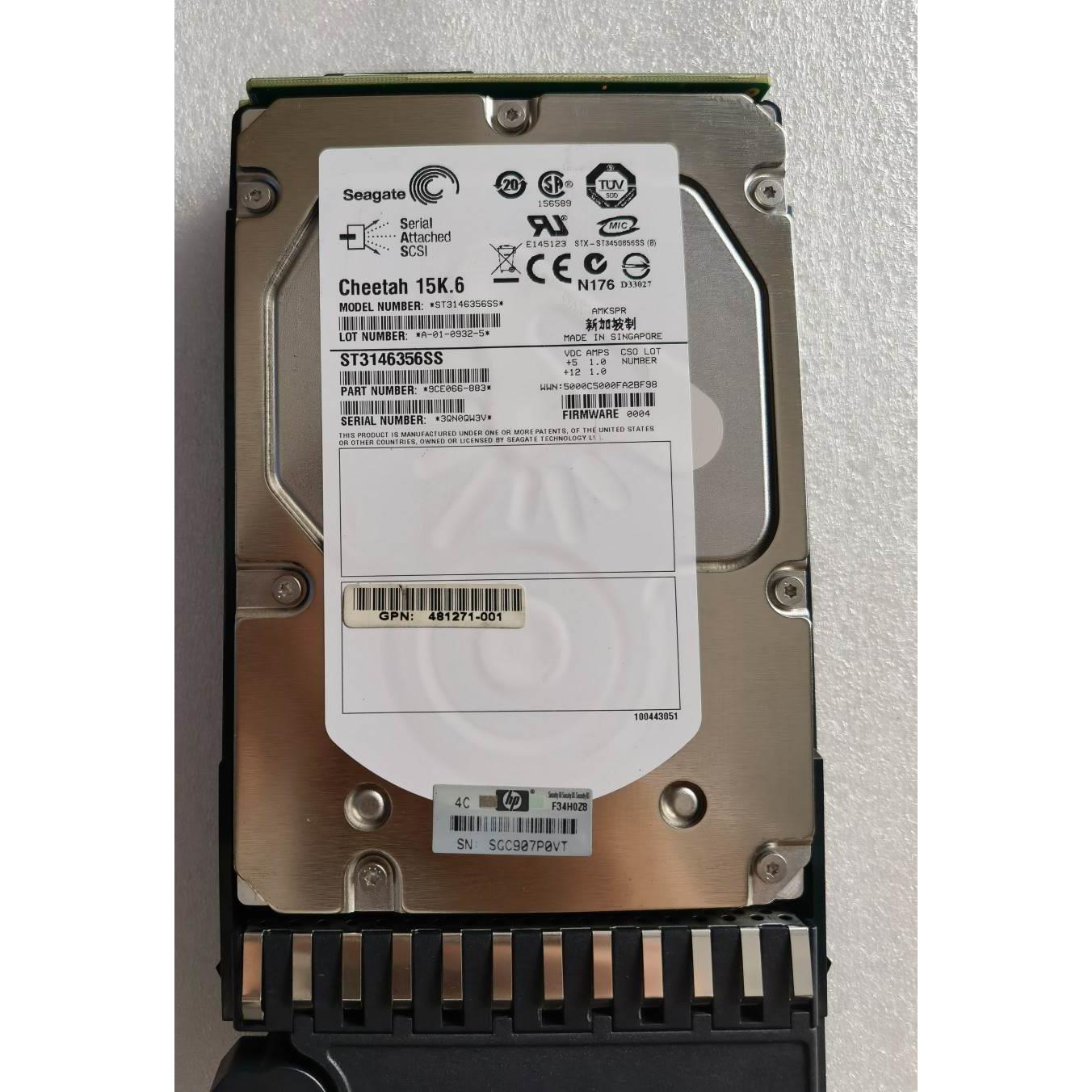 【汇盈传感器】HP P2000 MSA2000 146G 15K SAS-FC AJ735A 存储硬