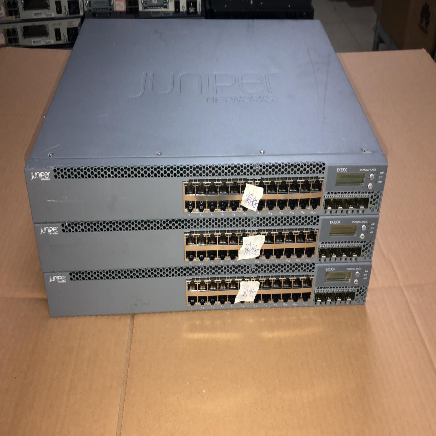 詹博Juinper EX3300-24T 24口千兆 4口10G SFP+万兆三层交换机