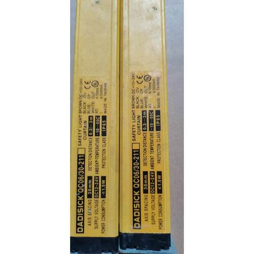 【汇盈传感器】dadisick QC06/30-211 QC06 光幕光栅传感器 二手