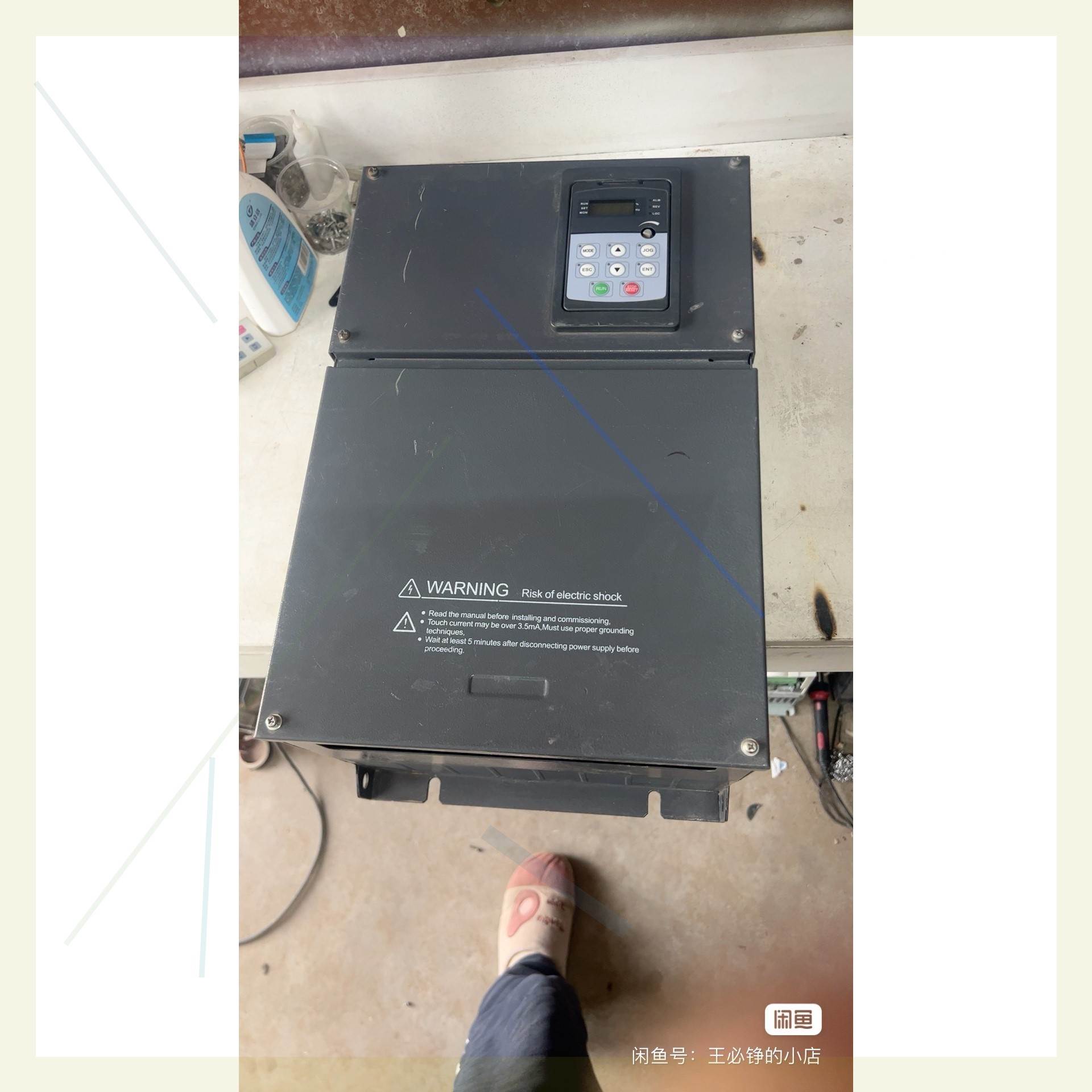 【汇盈传感器】上海奇电变频器九成新QD6000-30RG/37RP-T4，