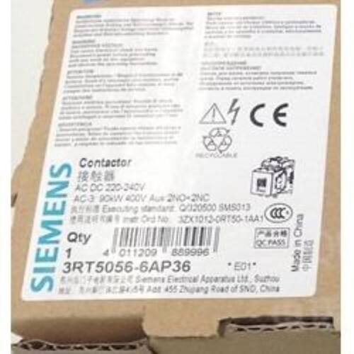 3RT5056-6...6 接触器3RT5056-6AP36/6AF36 220V 110V