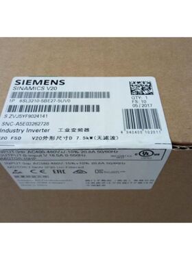 6SL3210-5BE27-5UV0V20变频器原装6SL32105BE275UV