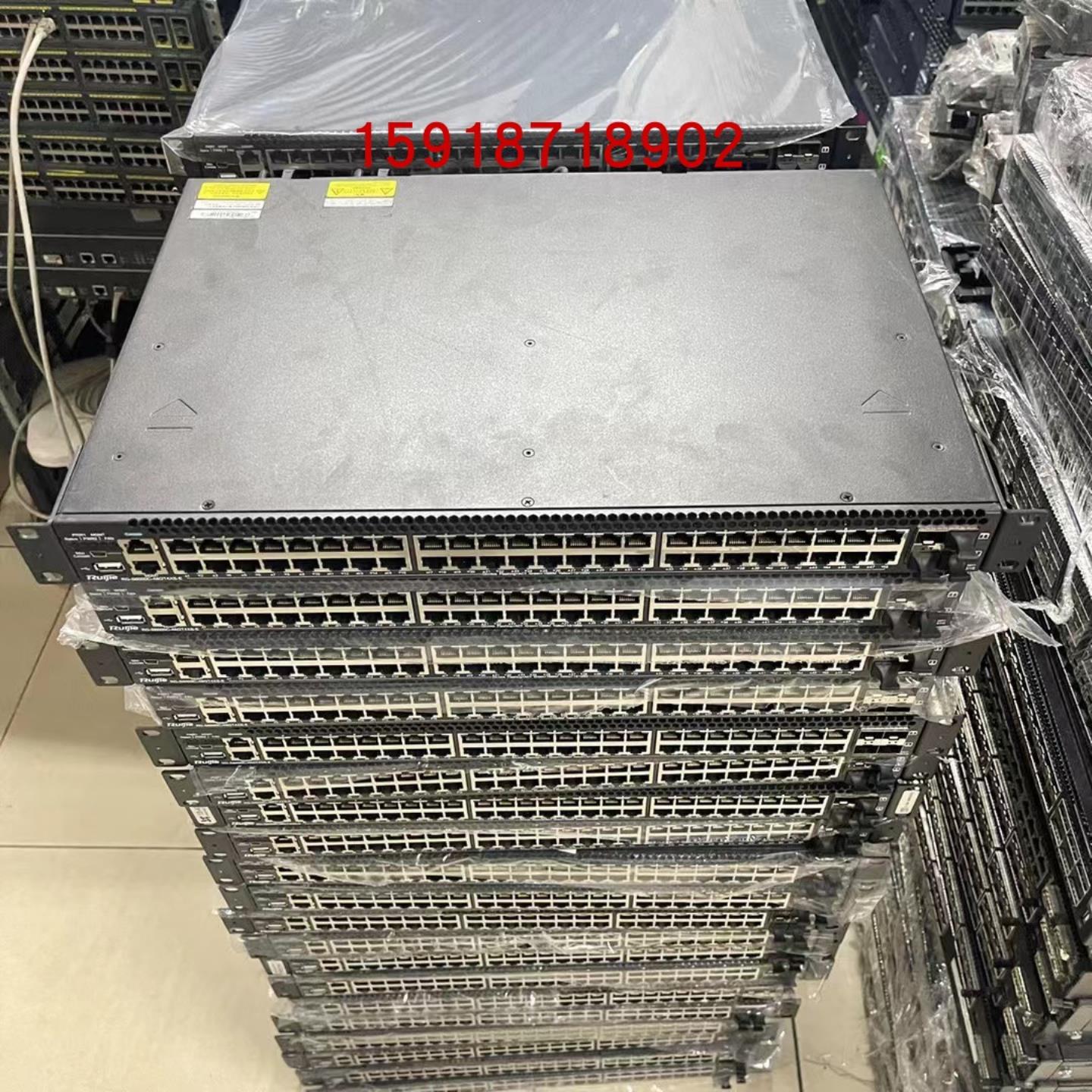 锐捷RG-S6000C-48GT4XS-E 48口千兆电4个万兆SFP+三层交换机双电