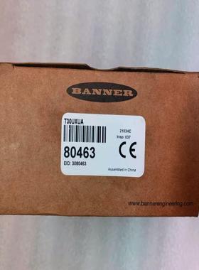 全新 原装 正品 邦纳BANNER超声波传感器 T30UXUA 订货 80463
