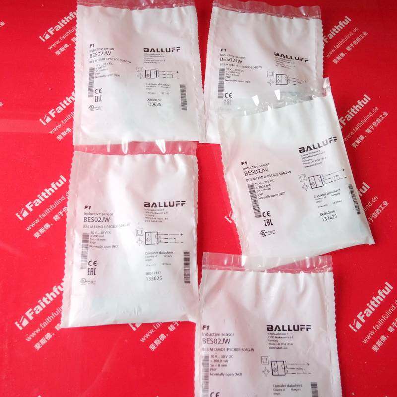 Balluff BES02JW 巴鲁夫电感式传感器 BES M12MD1-PSC80E-S04G-W
