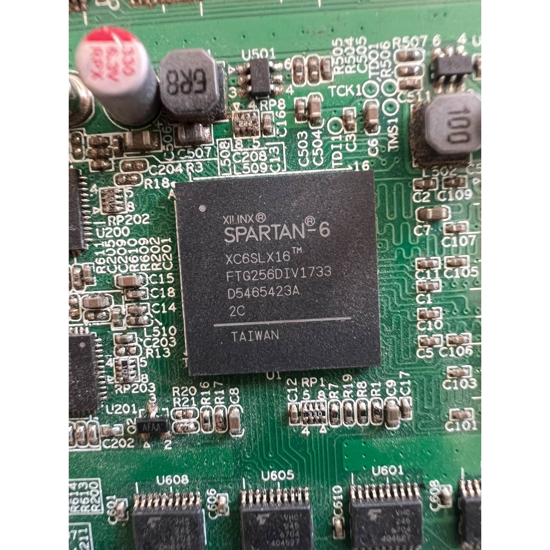 汇盈 传感器XC6SLX16FTG256DIV 拆机带板