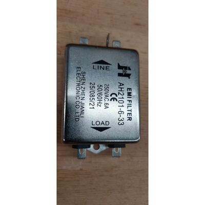 AH2101-6-33滤波器EMI FILTER AH2101 250VAC 6A SHENZHEN JI
