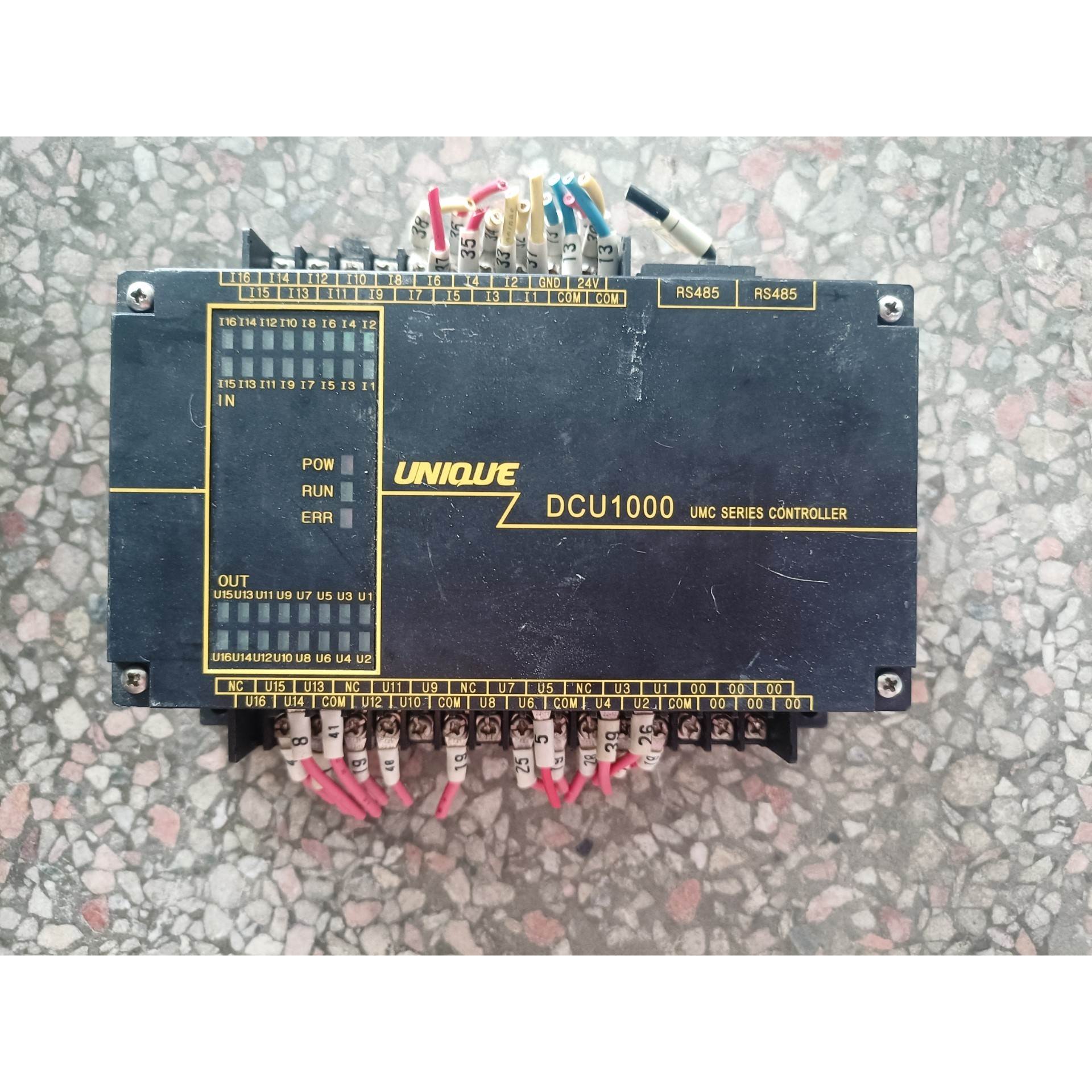 汇盈 传感器拆机UNIQUE优易控PLC控制器 DCU 1000