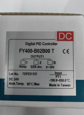 【汇盈传感器】FY400-B02B00 T台湾TAIE台仪温控FY400B02B00 FY40