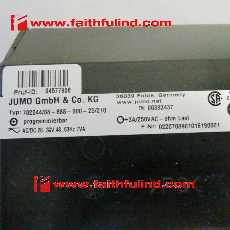 JUMO 00393437 久茂温控器 iTRON 04 702044/88-888-000-25/210