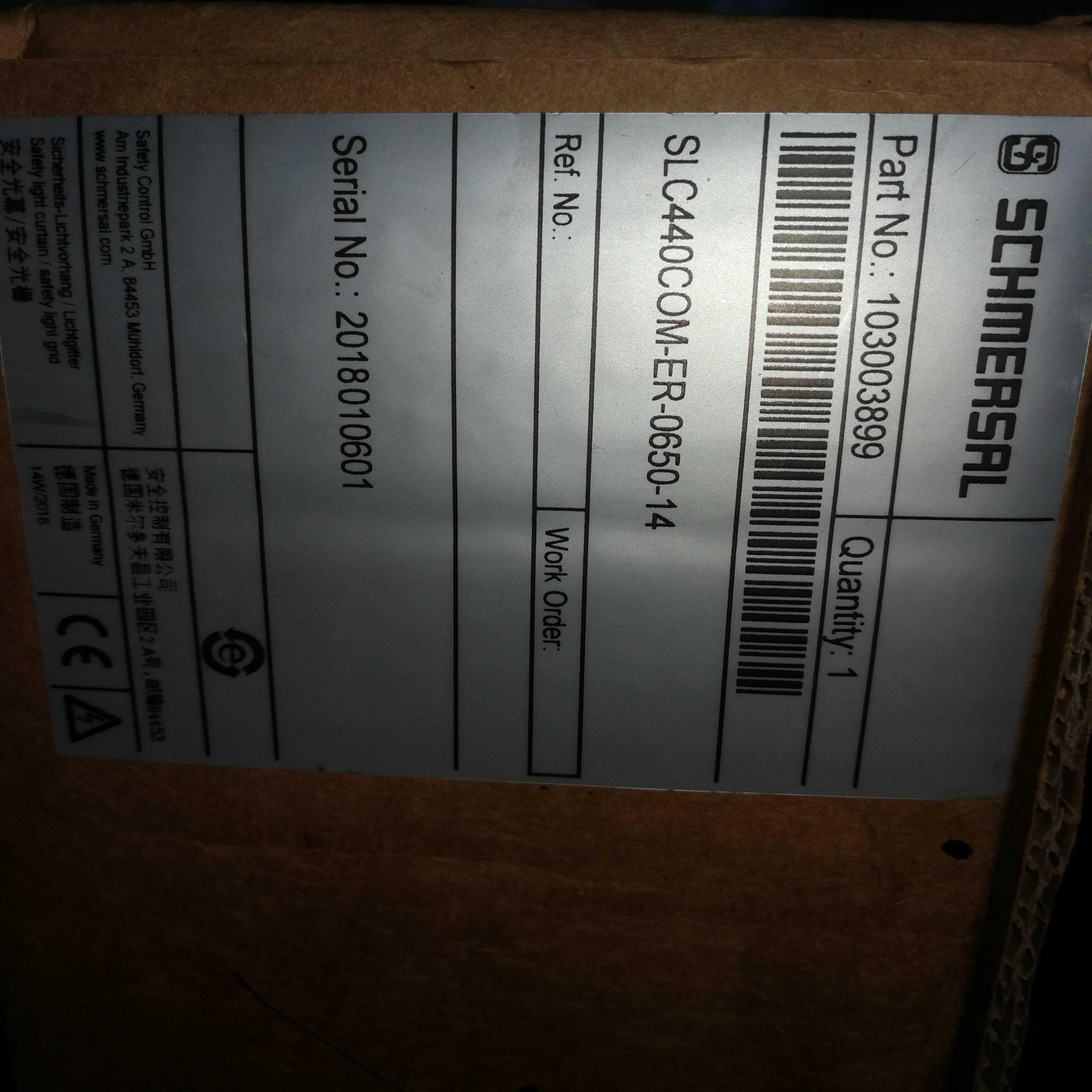 SLC440COM-ER-0650-14 安全光幕传感器 SLC440COM-ER-0650-14