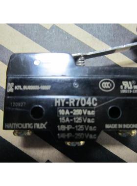 【汇盈传感器】韩荣NUX微动开关HY-R704A HY-R704B HY-R704C HY-R