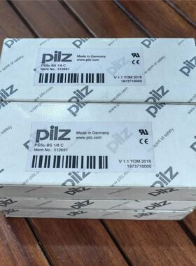 原装未 封 皮尔兹 PSSU BS 1/8 C 312651