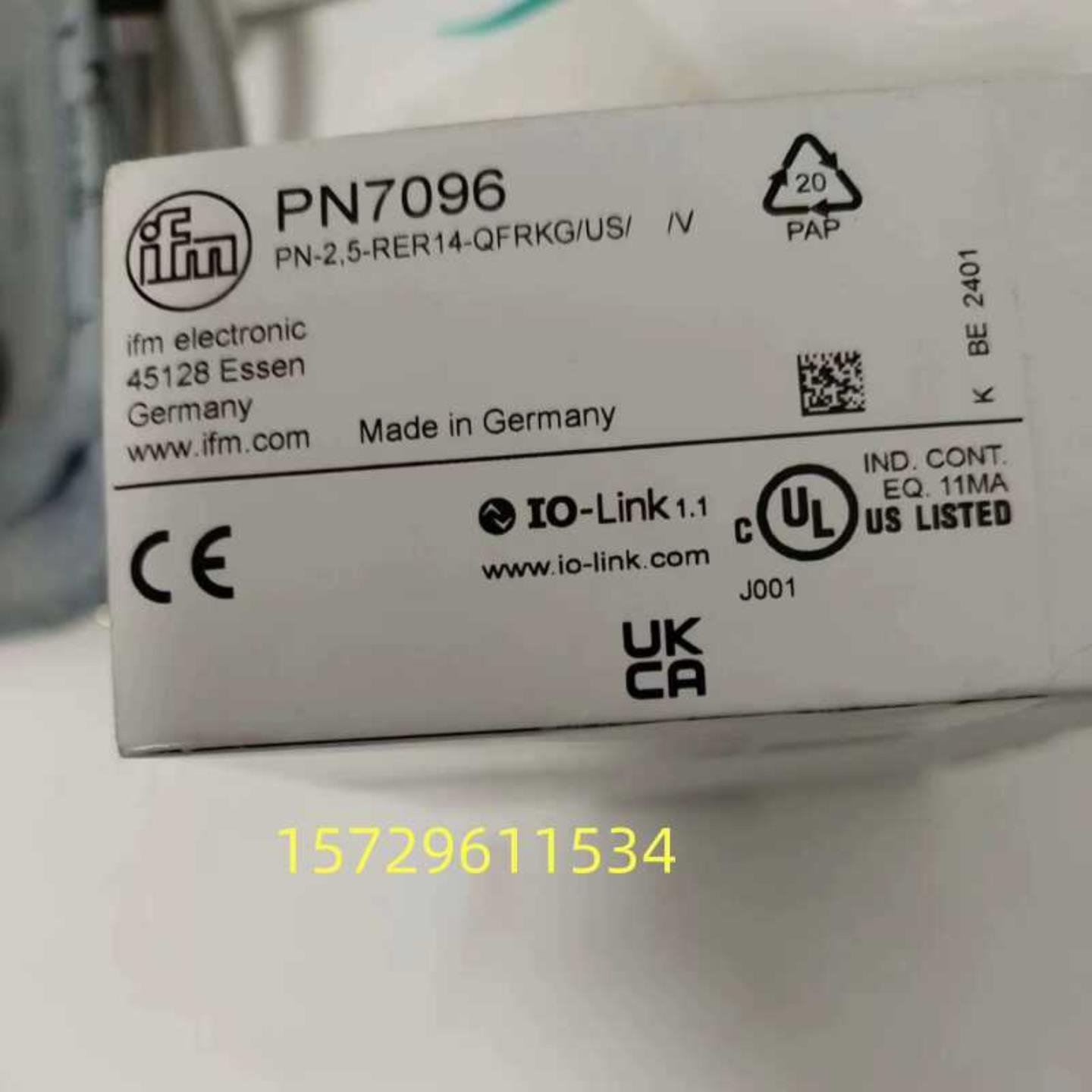 IFM易福门传感器 PN7092 PN7093 PN7094 PN7096 PN7099 PN7032
