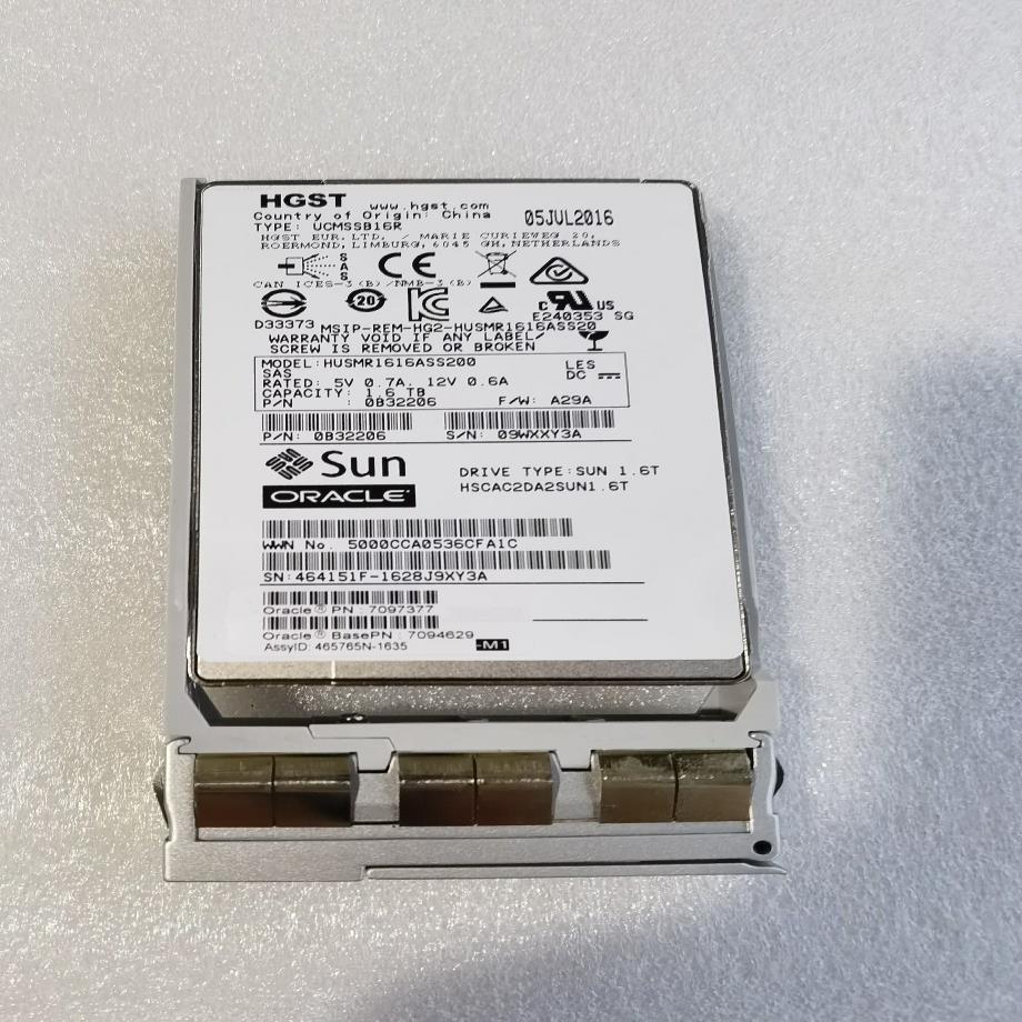 SUN X6-2L ZS3-ES 7094629 7097377 16TB SSD HUSMR1616ASS200