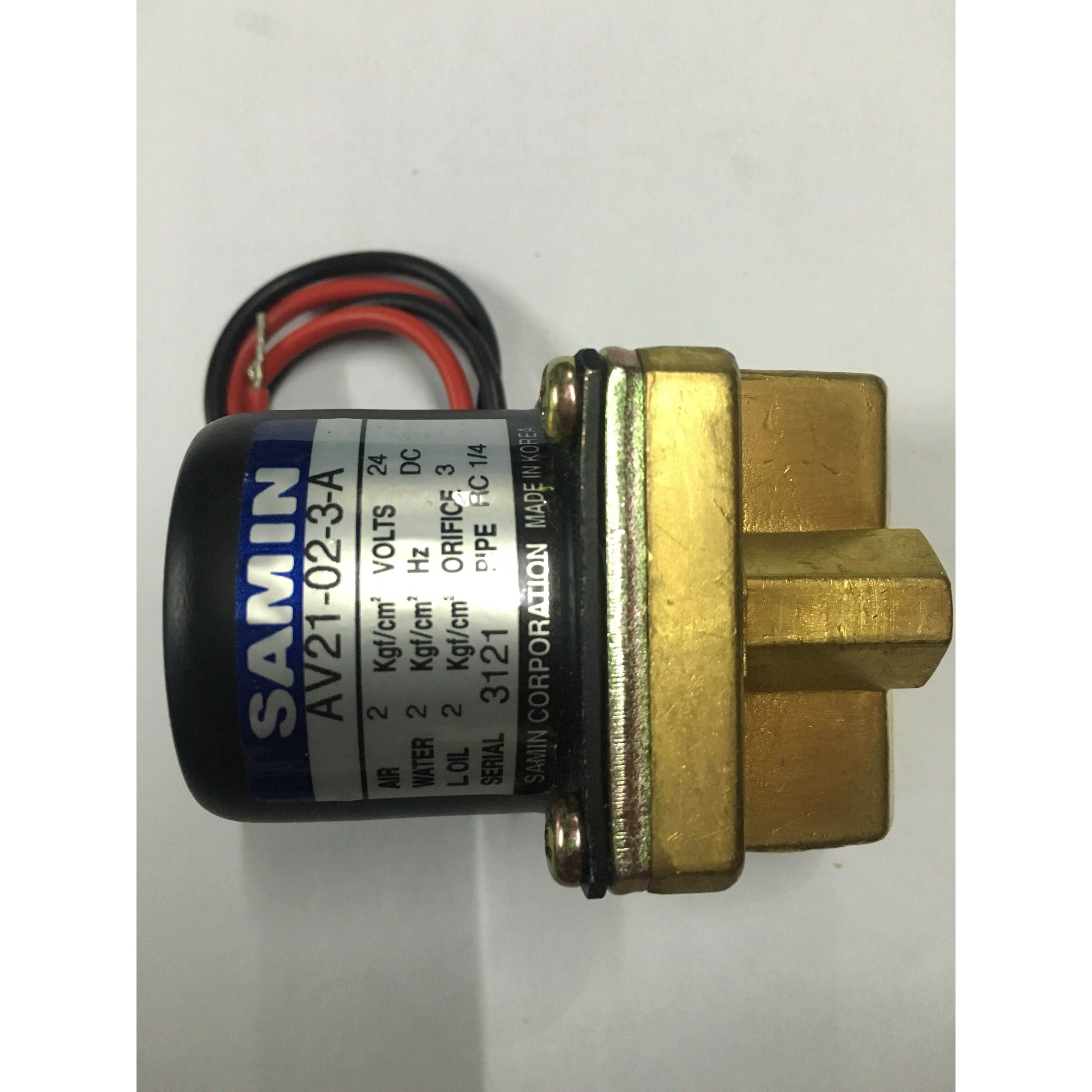 现货韩国SAMIN电磁阀AV21-02-3-A全新原装正品AC220DC24V当天发货