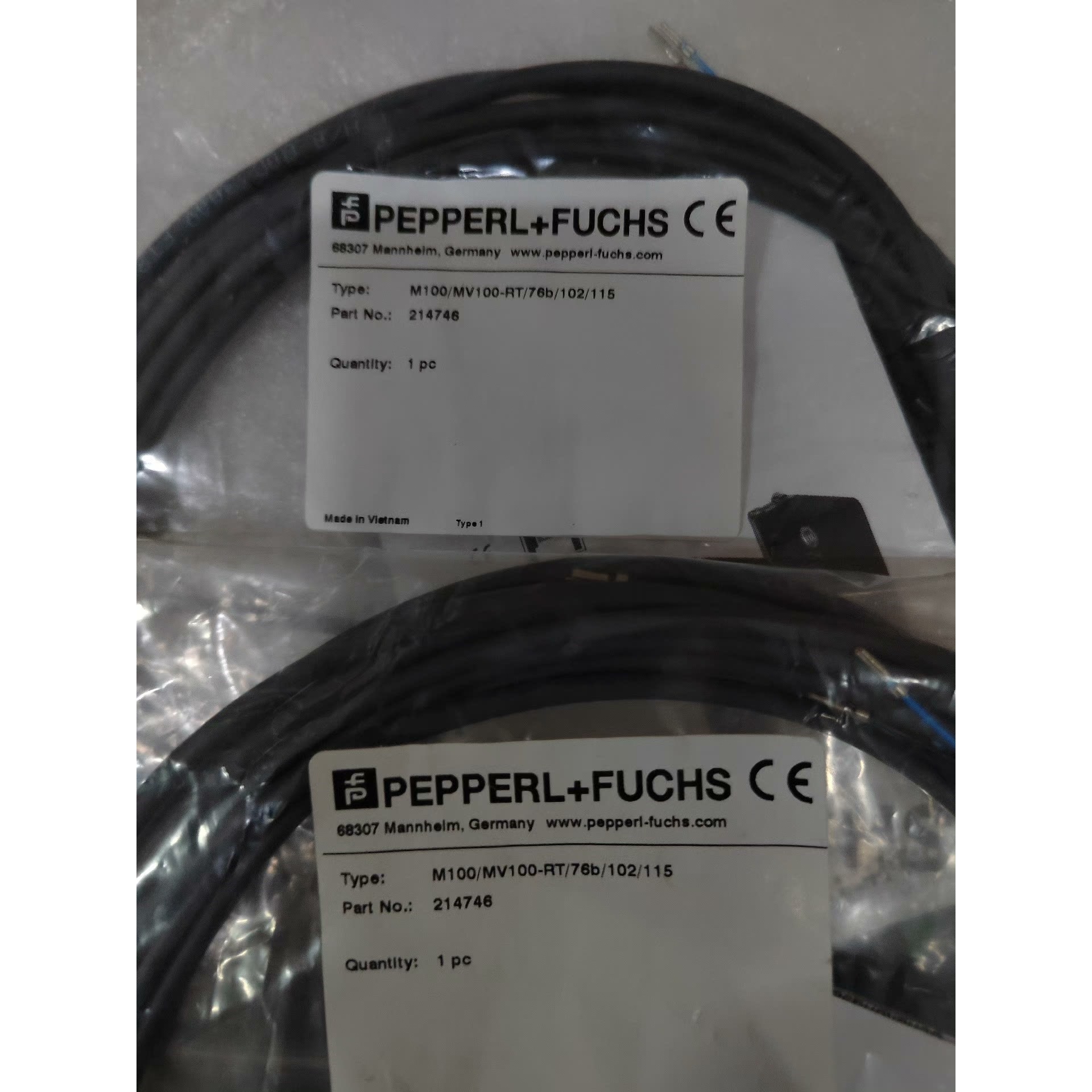 倍加福光电传感器M100/MV100-RT/76b/102/