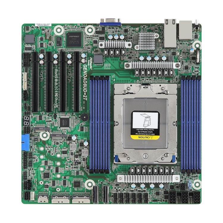 永擎服务器主板GENOAD8UD-2T/X550单路EPYC 9004 M-ATX 需定货议
