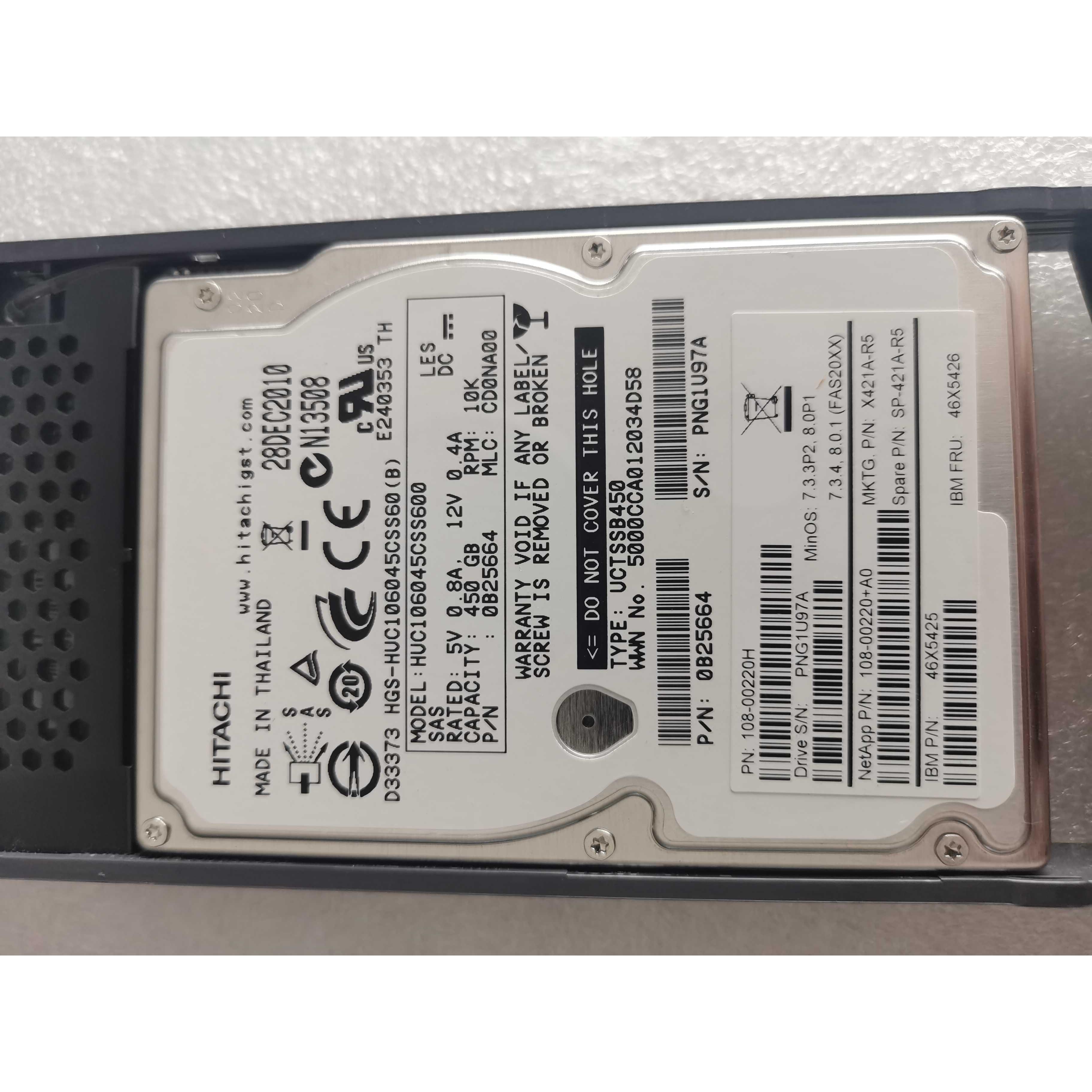 【汇盈传感器】NetApp X421A-R5 46X5426 46X5425 HUC106045CSS60