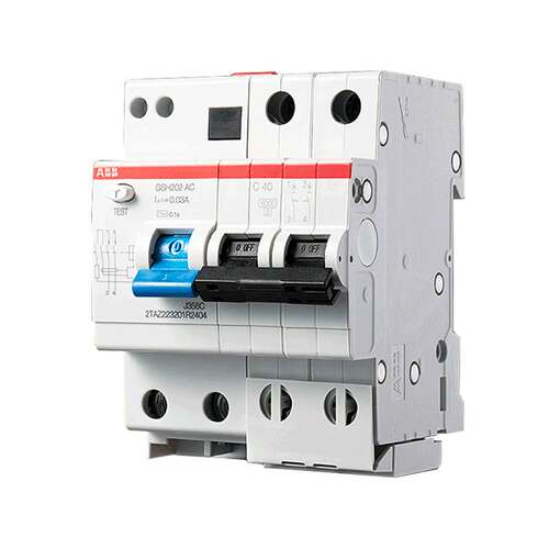 ABB 漏电断路器 10174384 C型2P 40A GSH202-C40
