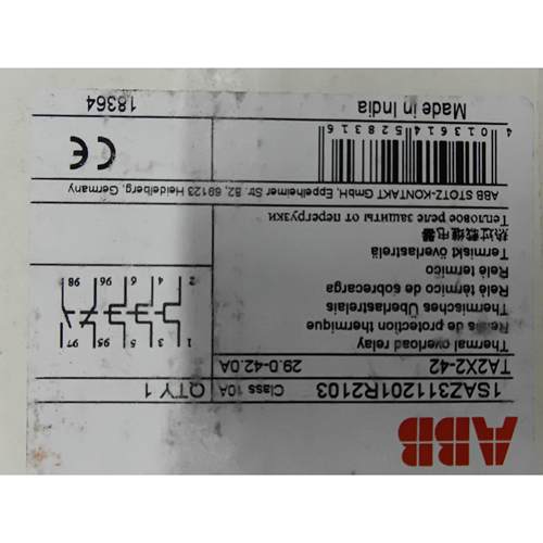 【汇盈传感器】询价议价美国进口ABB热继电保护器 TA2X2-42 TA2X2