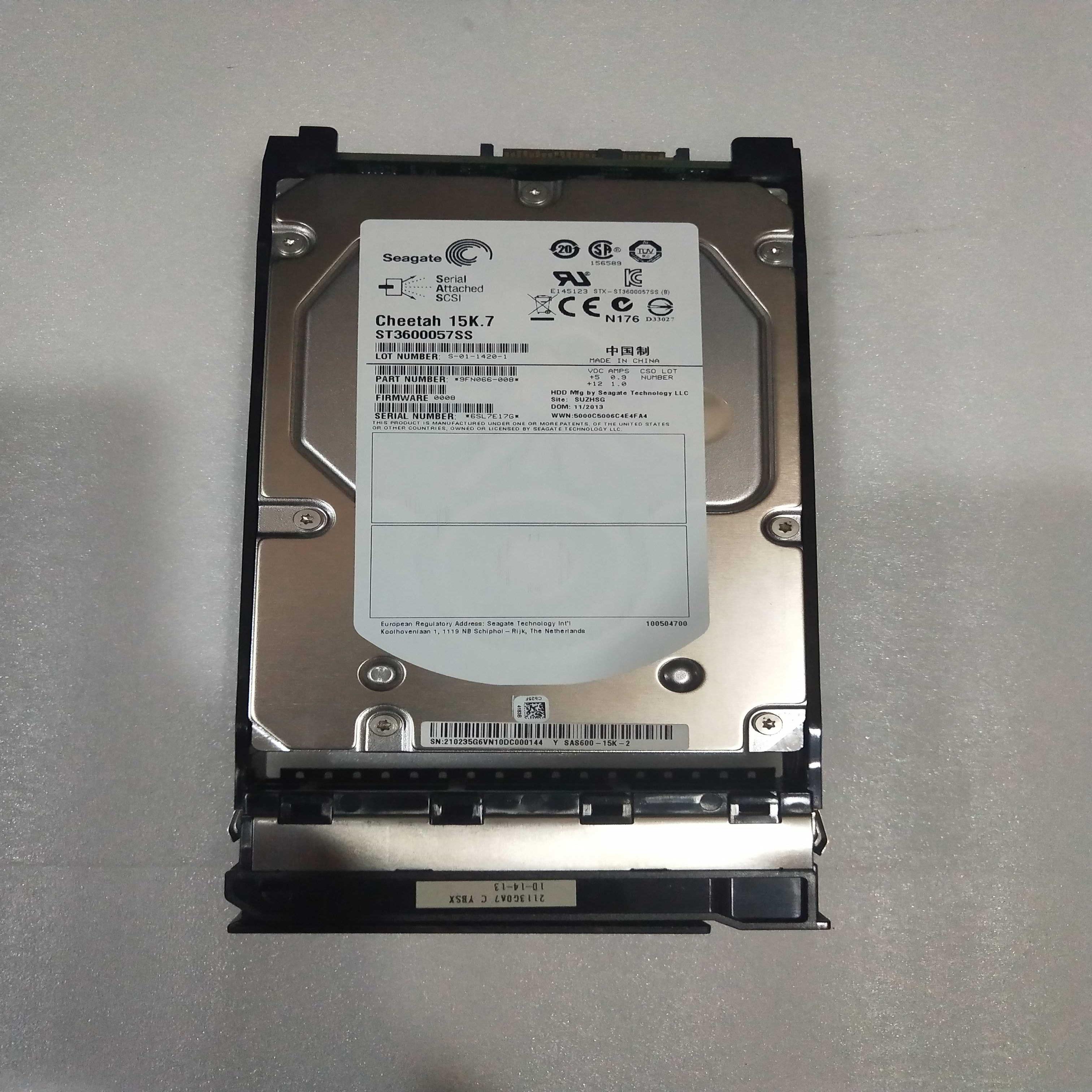 0235G6VN 600G 15K SAS ST3600057SS STLZ01S600 存储硬盘