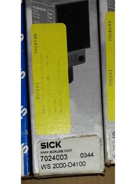 全新SICK 光电开关 WS2000-D4100议价