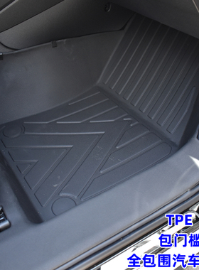专用15-24款江淮帅铃t6包门槛TPE全包围汽车脚垫防水改装耐磨
